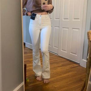 White Banana Republic Flare Jeans
